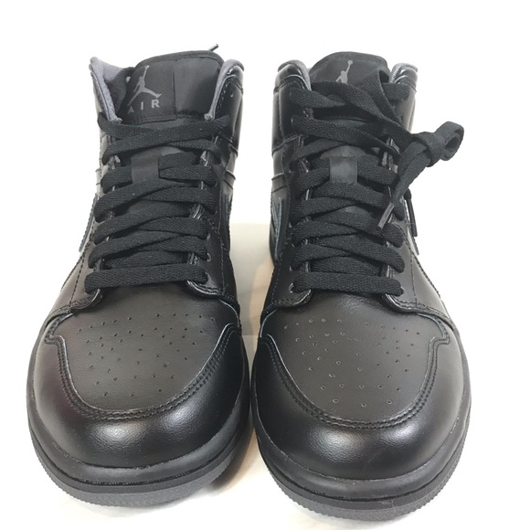 ❌SOLD❌ Jordan 1 All Black/Black/Grey w OG Box - Picture 3 of 8